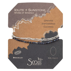 Delicate Stone Iolite & Sunstone: Stone of Synergy