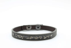 Gray with Hematite Stones 3/8" Snap