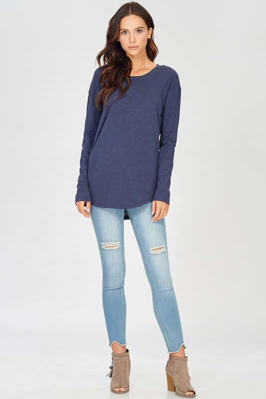 Long Sleeve Slub T-Shirt